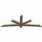 Ekena Millwork Alberta Smooth Timber Gable Bracket, Douglas Fir, 96"W x 36"H x 3 1/2"D x 5 1/2"F, 9/12 Pitch GBW096X36X0406ALB00SDF - alternate 4